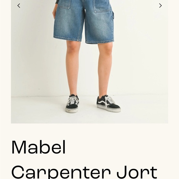 New with tags Just Black Blue Jean Jorts - Picture 3 of 3